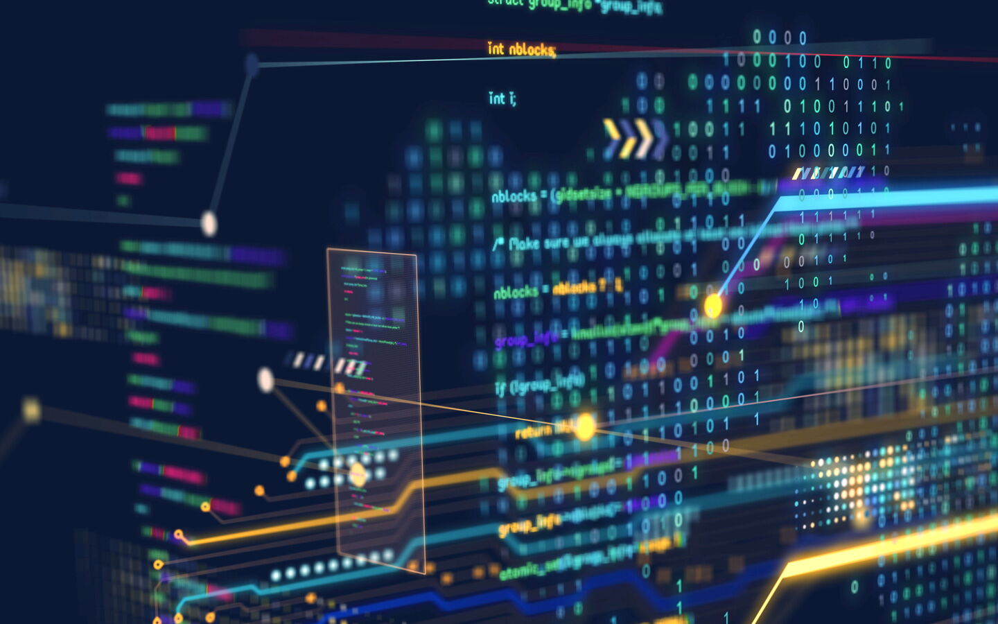 Abstrakte Darstellung von Künstlicher Intelligenz