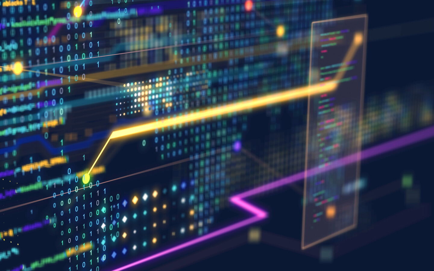 Abstrakte Darstellung von Datenschutz